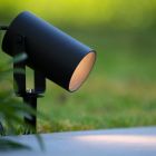 Black garden spike light modern, Taylor, IP44