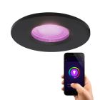 Modern smart downlight black, Jule, IP65, 4.5W, RGBW