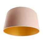 Pink Velor lampshade Melanie, Fabric, Modern