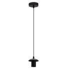 Aluminium pendant light without shade black, Rika