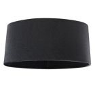 40 cm oval velvet lamp shade anthracite, Rody
