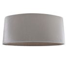 50 cm oval velvet lamp shade grey, Rody