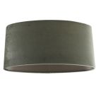 40 cm oval velvet lamp shade green, Rody