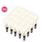 20-pack Dimmable Sorna E14 LED lamp, 2700k, 3.5w