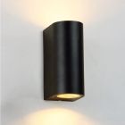 Modern outdoor light black, corina, IP44
