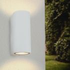 Aluminium outdoor light white, Corina, IP44