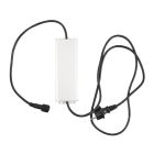 LED rope light power cord, for warm and cold white