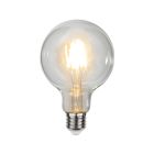 Dimmable E27 LED filament bulb G95, 4,7W, 2700K