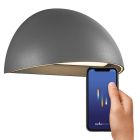 Grey smart outdoor light modern, Arcus Smart, 9,5W, 2700K LED, IP54