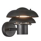 Black outdoor light modern, Kurnos, IP54