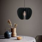 Black pendant light wood, Tribeca