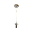 Metal pendant light without shade chrome, Minne