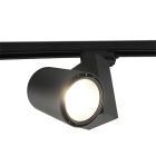 Black Bisolux Master B track spot, Philips driver, 4000k, 30w, 36 degrees