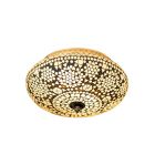 Transparent oriental flush ceiling light mosaic, Mimoun