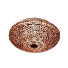 Purple oriental flush ceiling light mosaic, Louay