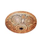 Purple oriental flush ceiling light mosaic, Annas