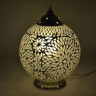 Transparent oriental table lamp mosaic, Dalil