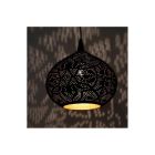 Black oriental pendant light metal, Noah