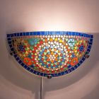 Multicoloured oriental wall light mosaic, Haja