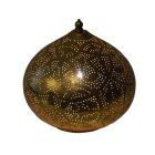 Golden oriental table lamp filigree, Nour