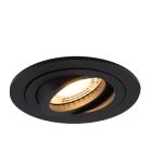 Aluminium recessed light black, Scott