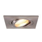 Aluminium recessed light chrome, Scott
