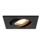 Aluminium recessed light black, Onno