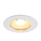 Aluminium recessed light white, Rudo