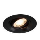 Aluminium recessed light black, Tycho