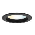 Black downlight aluminium, Otmar, 12W, white switch LED, IP22