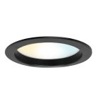 Black downlight aluminium, Otmar, 15W, white switch LED, IP22
