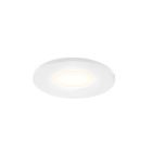 White mini recessed downlight aluminium, Philomena, 1,5W, 2700K LED, IP44