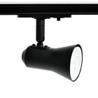 Black 3-phase track spotlight Sharita, Pro