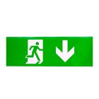 Emergency lighting sticker, arrow down