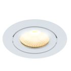 White recessed light aluminium, Wimke, 5W, 2700K LED, IP44