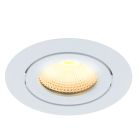 White recessed light aluminium, Wimke, 5W, 3000K LED, IP44