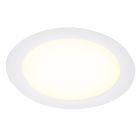White downlight aluminium, Umbriel, 9W, 4000K LED, IP44
