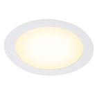 White downlight aluminium, Umbriel, 18W, 3000K LED, IP44