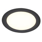 Black downlight aluminium, Umbriel, 24W, 4000K LED, IP44
