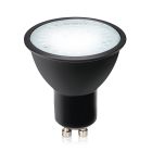 Dimmable GU10 LED bulb Antonie, black, 7W, 4000K
