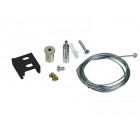 Pendant set for 3-phase track lighting, 5 meters, black, Pro