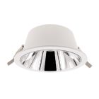 White downlight aluminium, Maud, 16W, white switch LED, IP22
