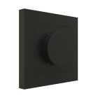 Black cover plate for single dimmer