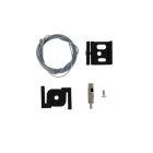 Suspended ceiling pendant set for 3-phase track lighting