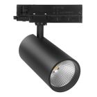 Black 3 phase track lighting spotlight, Rozina, 10W/20W/30W, , white switch LED