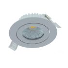 White downlight aluminium, Wimke, 5W, RGBW LED, IP54