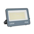 Grey floodlight aluminium, Ilay, 100W, white switch LED, IP66