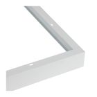 White surface-mounted snap frame 62x62