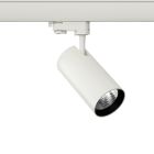 White 3-phase track spotlight Esmiralda, 30W, 3000K, Pro