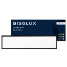 Black 1200x300 LED Panel - 125 lm/W - UGR<22 - Adjustable White - Side-Lit